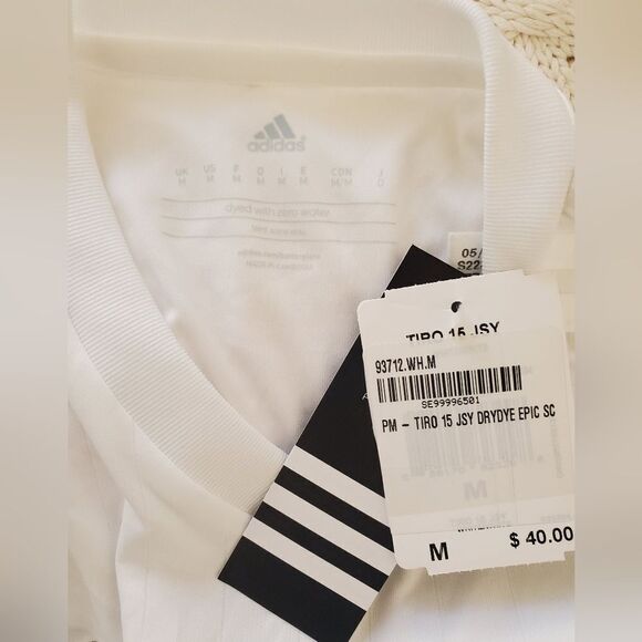 Adidas Tiro 15 Men's Soccer Jersey Sz Med - Picture 7 of 10